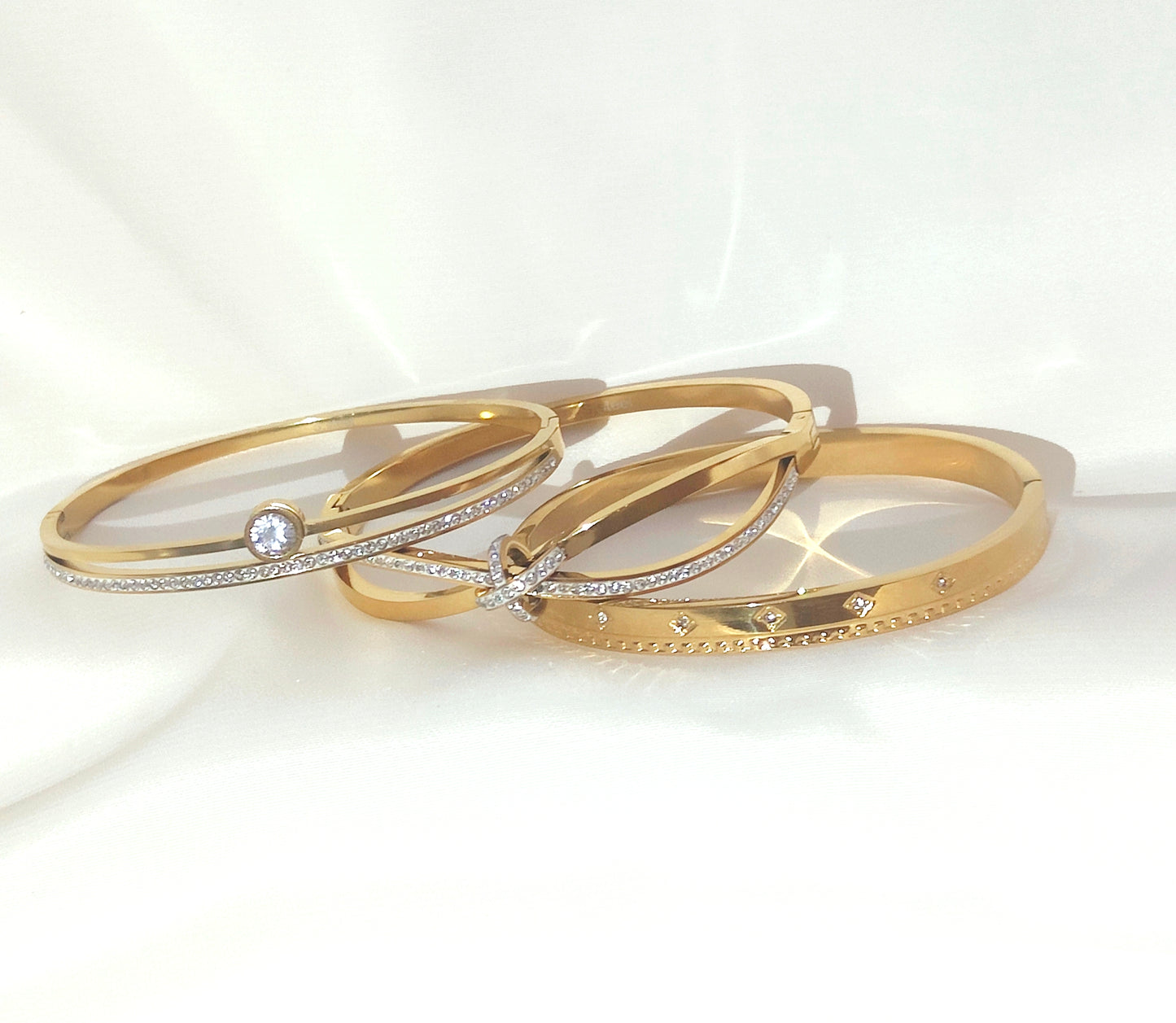 Trio bracciale in acciaio inossidabile