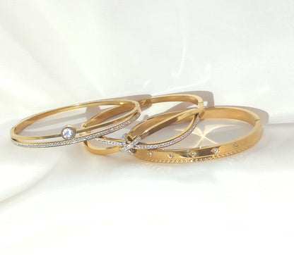 Trio bracciale in acciaio inossidabile